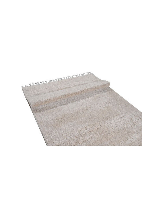 Balsan Soft Covor Rectangular Shaggy cu franjuri Bej