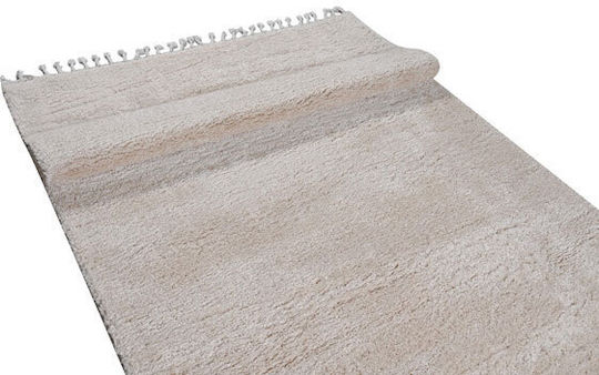 Balsan Soft Χαλί Ορθογώνιο Shaggy με Κρόσια Beige x230cm