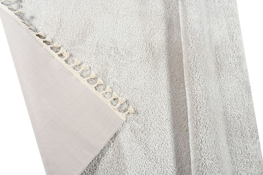 Balsan Silky Χαλί Ορθογώνιο Shaggy με Κρόσια Beige 160x230cm