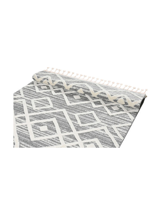 Balsan Monet Urban Teppich Rechteckig Synthetisch,Polyester/Cotton/Leather mit Fransen Petrol