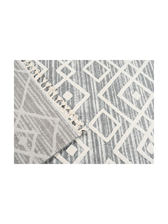 Balsan Monet Urban Teppich Rechteckig Synthetisch,Polyester/Cotton/Leather mit Fransen Petrol