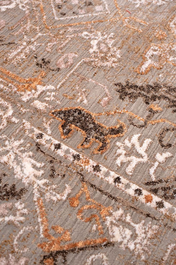Naf Naf Amaro S366B Χαλί Ορθογώνιο Brown / Shrink / M. Grey 140x200cm