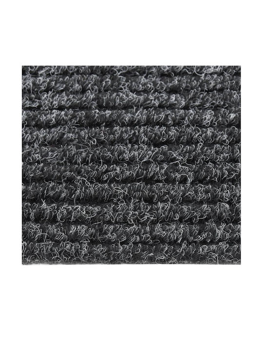 vidaXL Anti-slip Rug Rectangular Charcoal