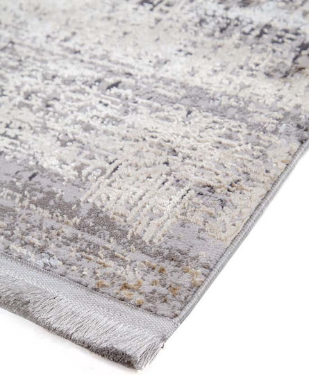Royal Carpet Alice 2117 Synthetisch,Polyester/Cotton/Leather mit Fransen Gray