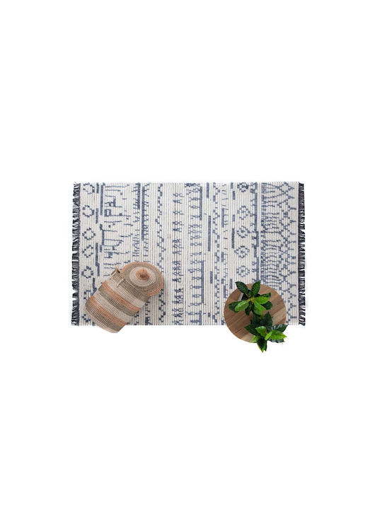 Royal Carpet Iris 191 Килим Правоъгълена с крошки Cream / Blue