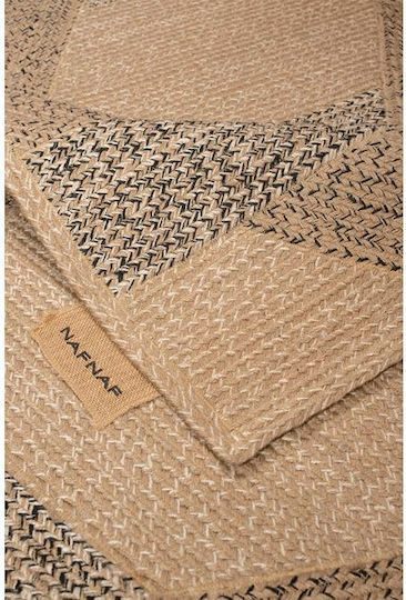 Naf Naf Gardin BRD-902 Handgefertigt Sommer aus Jute Beige