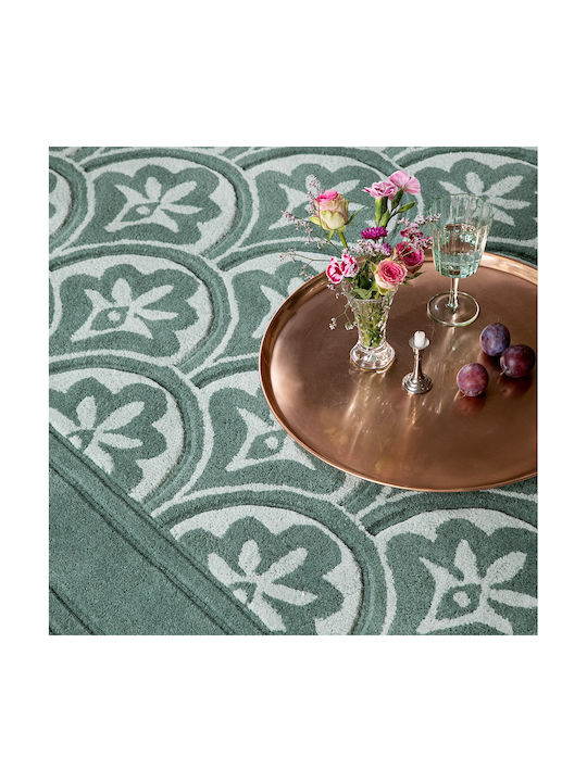 Laura Ashley Catarina Χειροποίητο Χαλί Ορθογώνιο Μάλλινο Fern 170x240cm