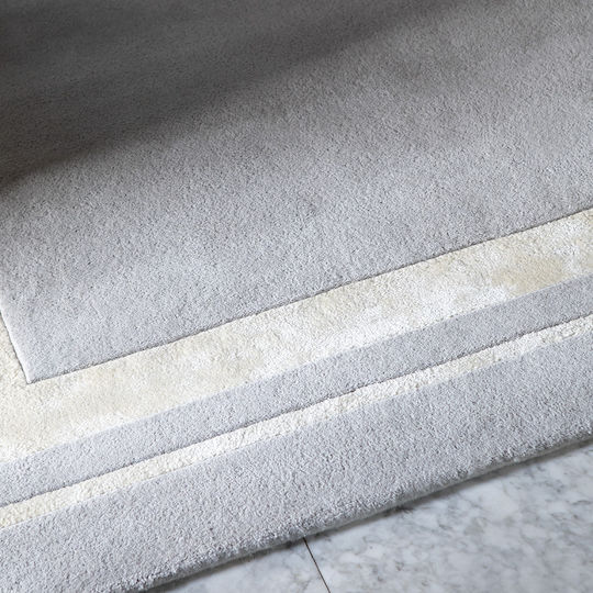 Laura Ashley Redbrook Lucrat manual Covor Rectangular Din lână Silver