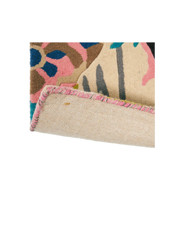 Brink & Campman Rose & Peony Cerise Χειροποίητο Χαλί Ορθογώνιο Μάλλινο Ροζ 200x280cm
