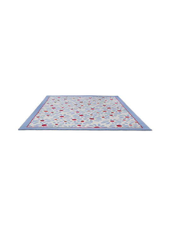 Laura Ashley Thorncliff Daisy Χαλί Εξωτερικού Χώρου Ορθογώνιο Sky Blue 160x230cm