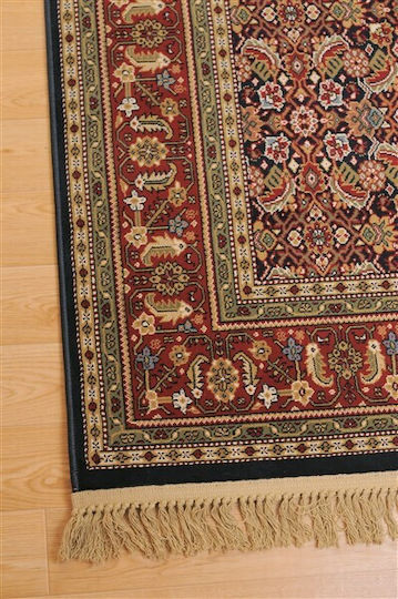Klonaras Orian 1180 Teppich Rechteckig Synthetisch,Polyester/Cotton/Leather Red