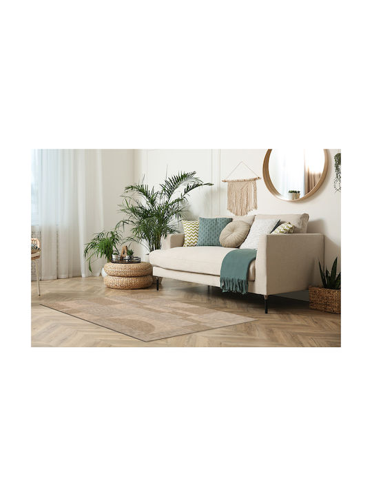 Newplan Capri 606a Teppich Rechteckig Synthetisch,Polyester/Cotton/Leather Beige