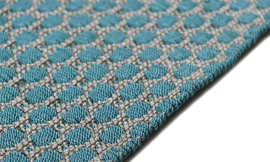 Tapicap Box Outdoor Lucrat manual Covor De exterior Rectangular Grey / Aqua