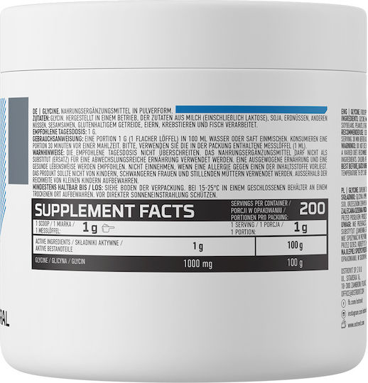 OstroVit Supreme Pure Glycine 200gr Unflavoured