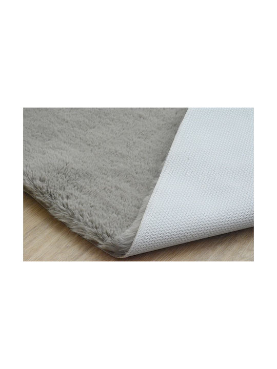 Newplan Puffy Αντιολισθητικό Χαλί Διάδρομος Taupe 80x200cm