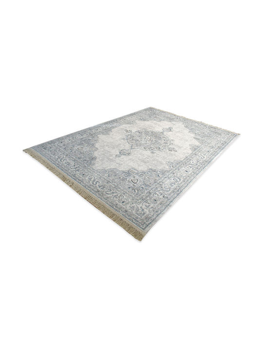 Bekas Carpets Χαλί με Κρόσια 160x160cm Γκρι