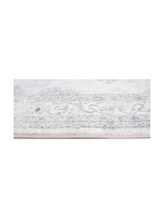 Bekas Carpets Χαλί Ορθογώνιο με Κρόσια Γκρι 160x160cm