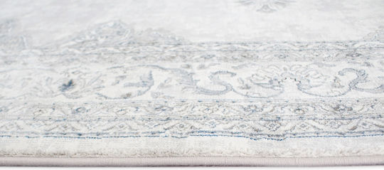 Bekas Carpets Covor Rectangular cu franjuri Gri
