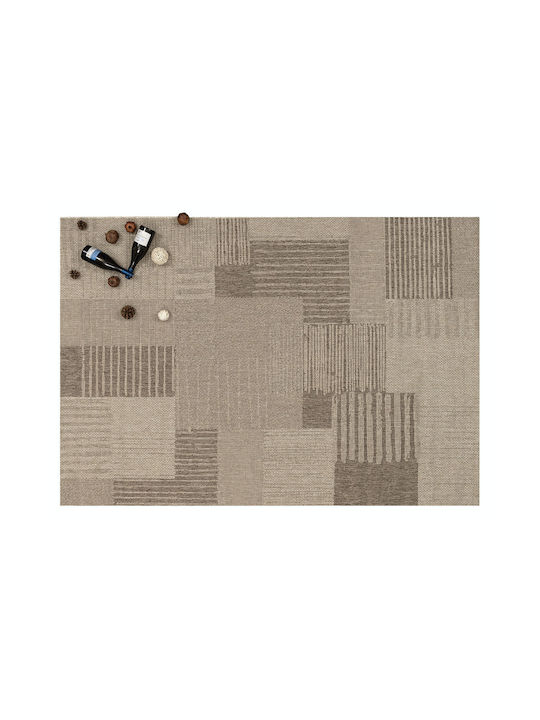 Newplan ETHNIK 20706C Χαλί Ορθογώνιο Brown / Caramel Beige 133x190cm