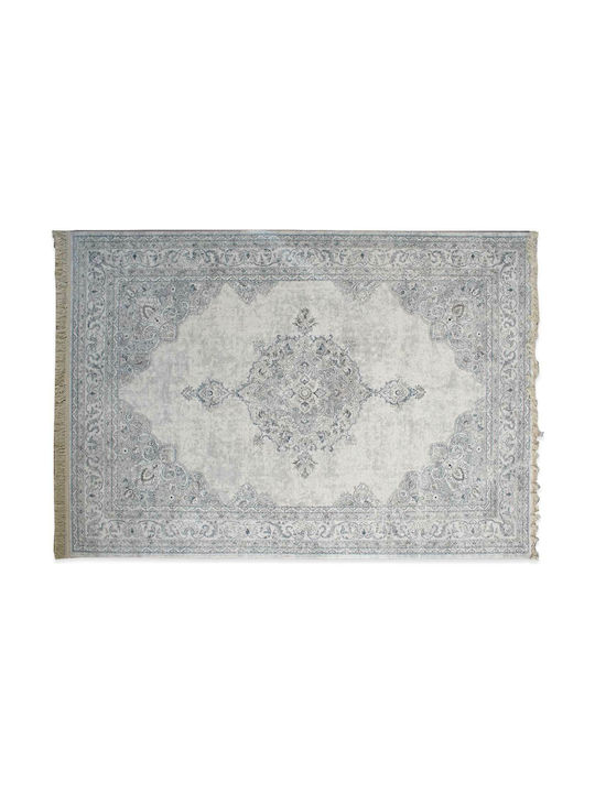 Bekas Carpets Χαλί Ορθογώνιο με Κρόσια Γκρι 160x160cm