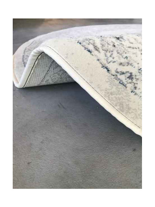 Bekas Carpets Covor Rectangular cu franjuri Gri