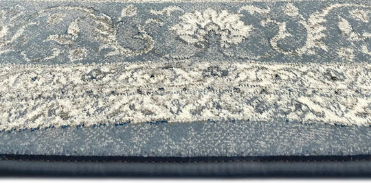 Bekas Carpets Covor Rotund cu franjuri Gri