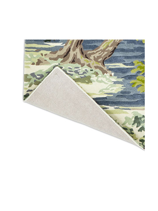 Sanderson Ancient Canopy Teppich Rechteckig Synthetisch,Polyester/Cotton/Leather Forest Green