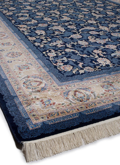 Βιοκαρπέτ Sarouk Χαλί Ορθογώνιο Μπλε 200x290cm