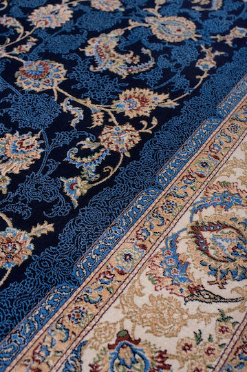 Βιοκαρπέτ Sarouk Χαλί Ορθογώνιο Μπλε 200x290cm