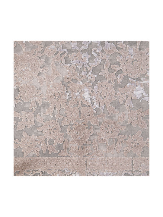 Royal Carpet L.grey D.beige Χαλί Ορθογώνιο Μεταξένιο L.Grey D.Beige 100x160cm