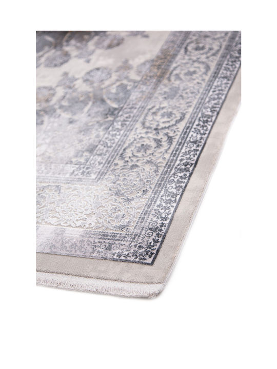 Royal Carpet Bamboo Silk 8098a Rug Rectangular Silk L.Grey D.Beige