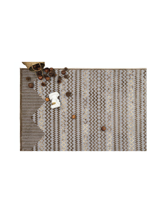Newplan Venice 8882g Χαλί Ορθογώνιο Grey-brown 133x190cm