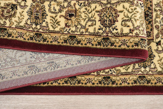 Newplan Persia 1533 Teppich Rechteckig Synthetisch,Polyester/Cotton/Leather mit Fransen Burgundy
