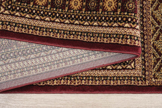 Newplan Persia 7838 Teppich Rechteckig Synthetisch,Polyester/Cotton/Leather mit Fransen Burgundy