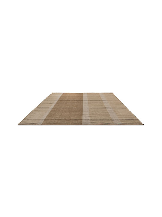 Brink & Campman Zona Block Stripe Handgefertigt Teppich Außenbereich Rechteckig Synthetisch,Polyester/Cotton/Leather Cashew