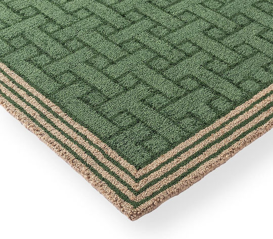 Ted Baker Monogram Rug Outdoor Rectangular Jade Green