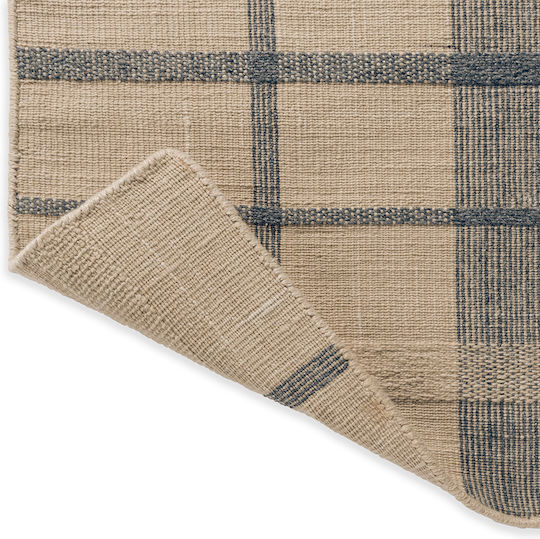 Brink & Campman Zona Check Handgefertigt Teppich Außenbereich Rechteckig Synthetisch,Polyester/Cotton/Leather Denim