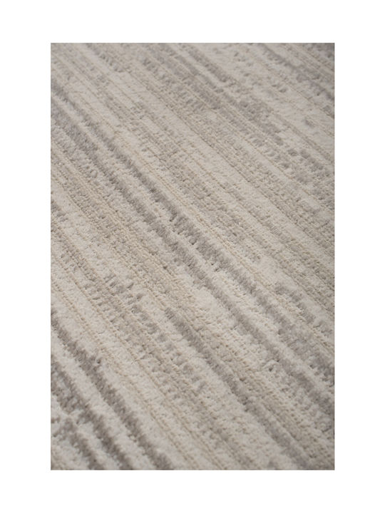 Viokarpet Savoir Fu48a Teppich Rechteckig Synthetisch,Polyester/Cotton/Leather Cream - L Grey