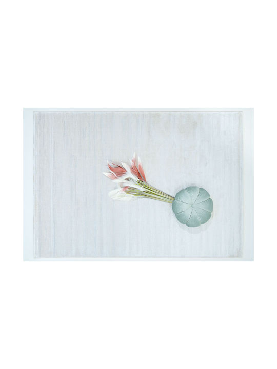 Ezzo Seta E086ah9 Χαλί Ορθογώνιο Cream 200x290cm
