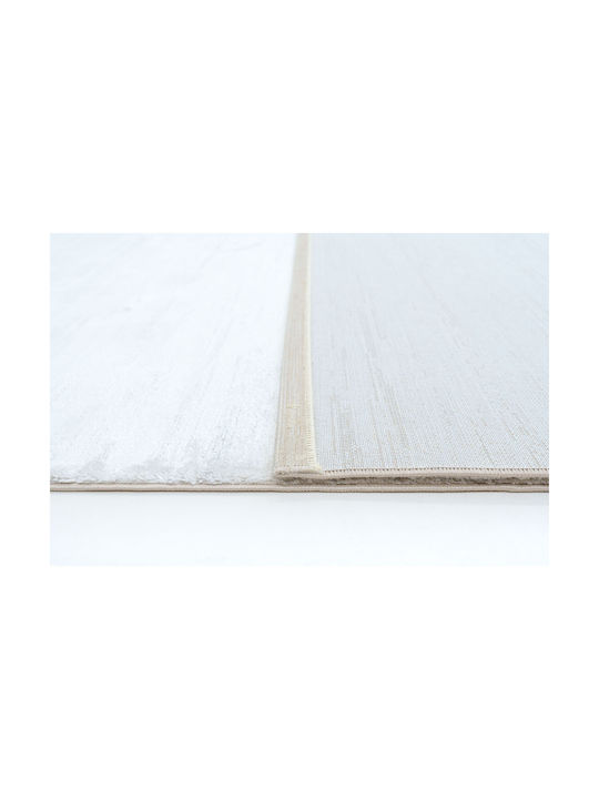 Ezzo Seta E086ah9 Χαλί Ορθογώνιο Cream 133x190cm