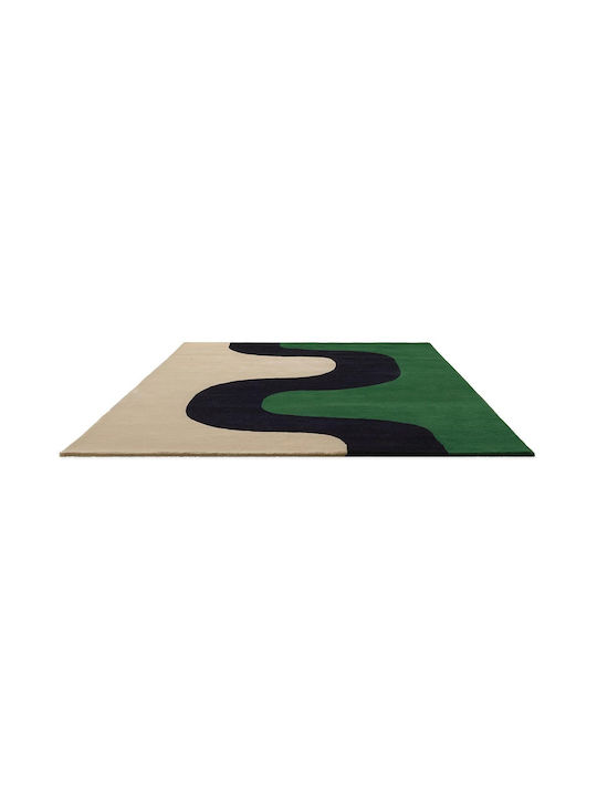 Marimekko Seireeni 132707 Χειροποίητο Χαλί Ορθογώνιο Green 200x280cm