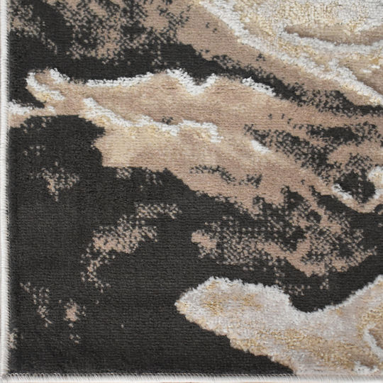 Saray Home Springs Χαλί Ορθογώνιο Καφέ-μαύρο D.grey-d.caramel 240x290cm