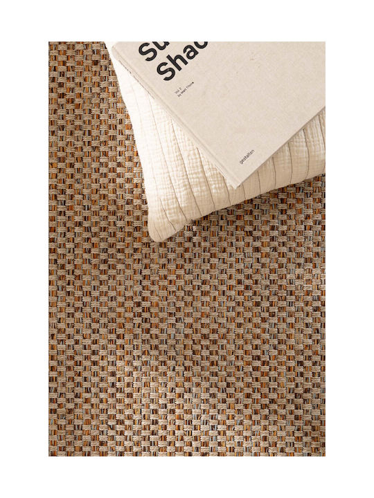 Royal Carpet Crete 20822 Χαλί Ορθογώνιο Καλοκαιρινό Ψάθινο Brown-multi 140x200cm