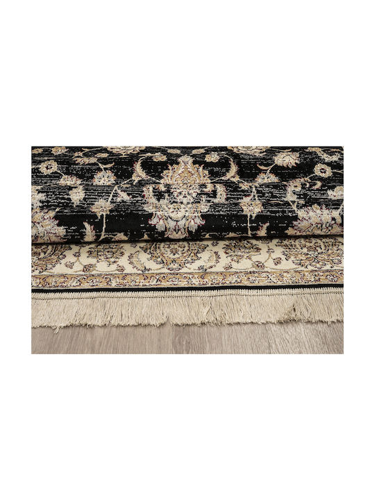 Newplan Sonia 9867/308330 Covor Rectangular cu franjuri Negru