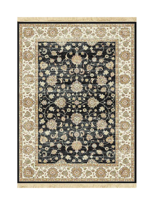 Newplan Sonia 9867/308330 Covor Rectangular cu franjuri Negru