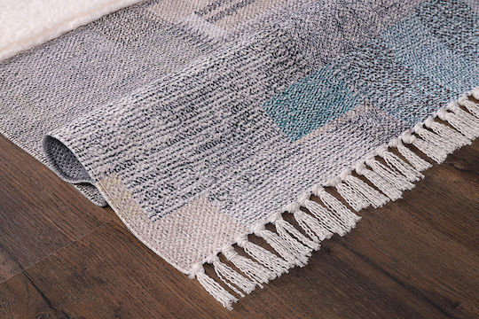 Newplan Kilim 5560 Χειροποίητο με Κρόσια 160x230cm Γκρι