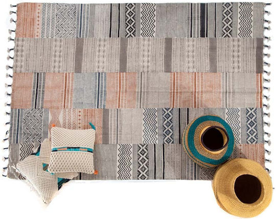 Royal Carpet Lotus Cotton Kilim 035 Βαμβακερό με Κρόσια