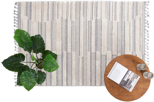 Royal Carpet La Casa 713A με Κρόσια 200x250cm White / Light Grey