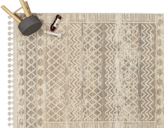 Newplan Gala 11852a Teppich Rechteckig Synthetisch,Polyester/Cotton/Leather mit Fransen 11852a