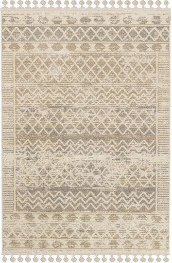 Newplan Gala 11852a Teppich Rechteckig Synthetisch,Polyester/Cotton/Leather mit Fransen 11852a